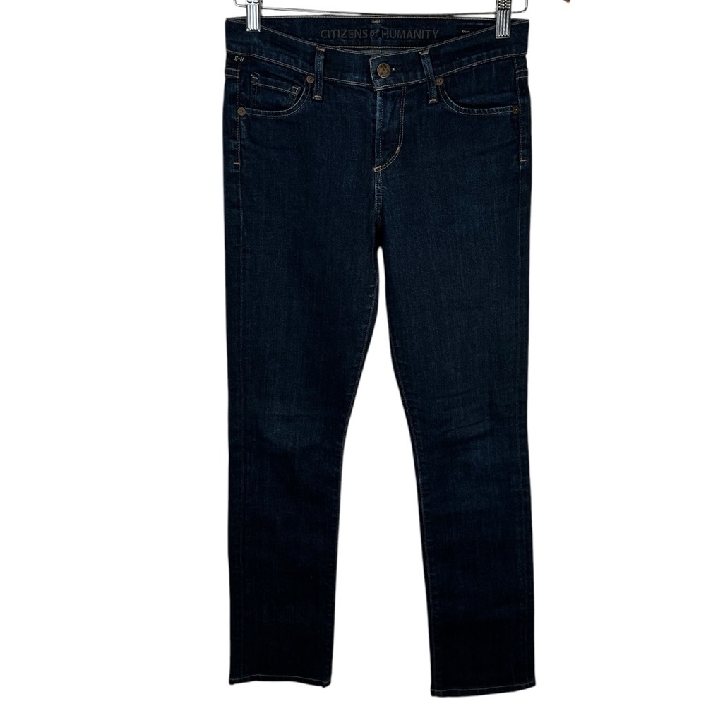 Citizens of Humanity Elson Blue Jeans, Women’s Size 26, Mid Rise, Straight Leg